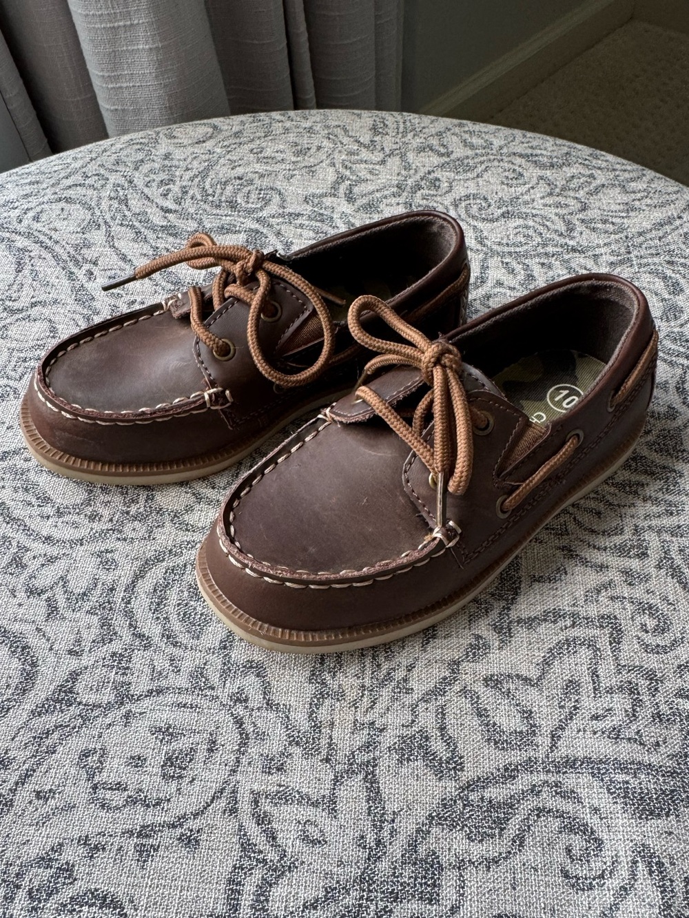 Brown Leather Boat Shoes